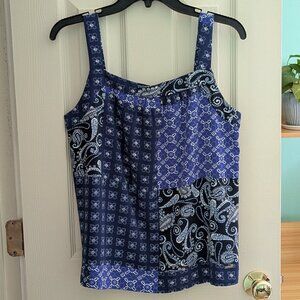 Nautica Flowy Patterned Tank Top